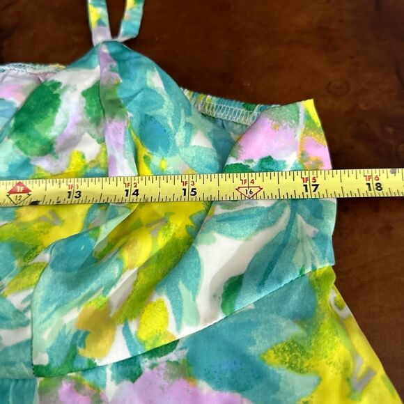 Wild Fable Lime Floral Tart Tank Top NWT Size Small - Picture 12 of 15